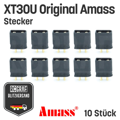 XT30U Original Amass® Stecker Buchse Schwarz