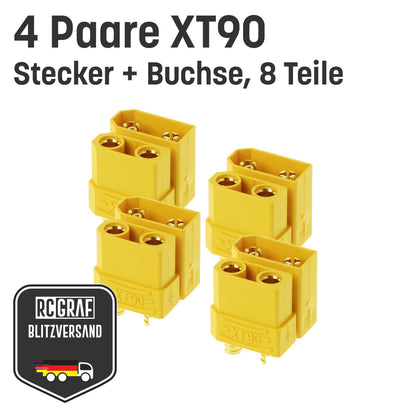 XT90 Hochstrom Goldstecker Stecker Buchse