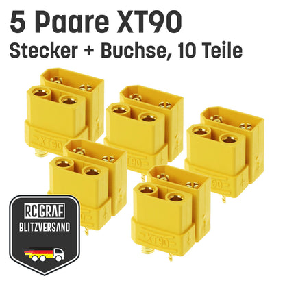 XT90 Hochstrom Goldstecker Stecker Buchse