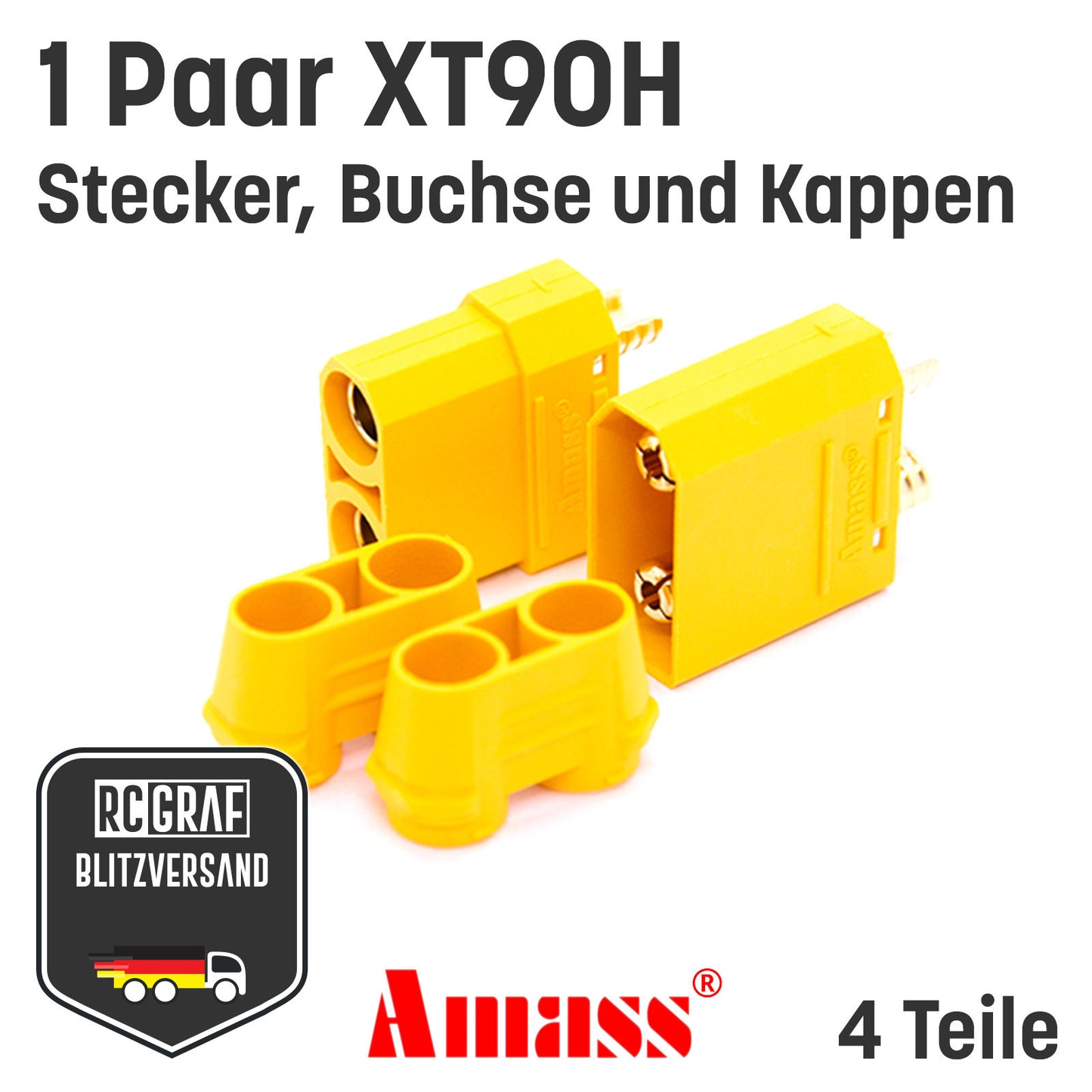 XT90H XT90 Hochstrom Goldstecker Original Amass®