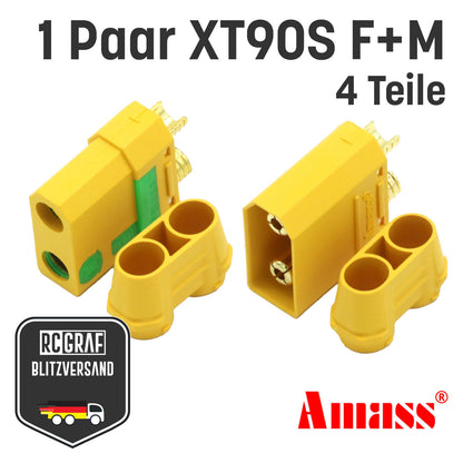 XT90S XT90 Anti Blitz Stecker Buchse Original Amass®