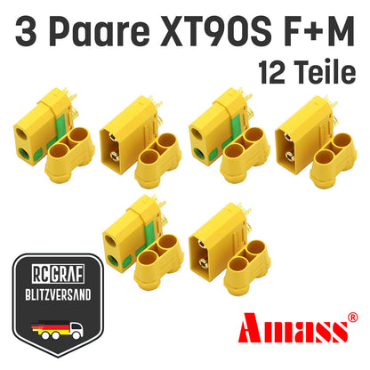 XT90S XT90 Anti Blitz Stecker Buchse Original Amass®