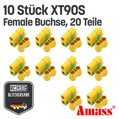 XT90S XT90 Anti Blitz Stecker Buchse Original Amass®