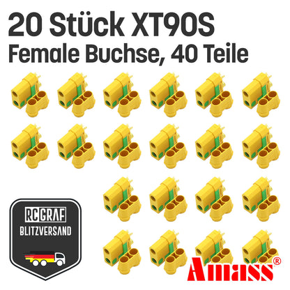 XT90S XT90 Anti Blitz Stecker Buchse Original Amass®