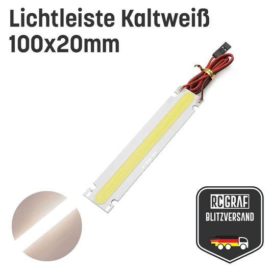 LED Lichtleiste in Kaltweiß, 100x20mm