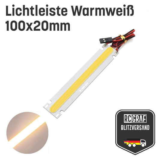 LED Lichtleiste in Warmweiß 100x20mm