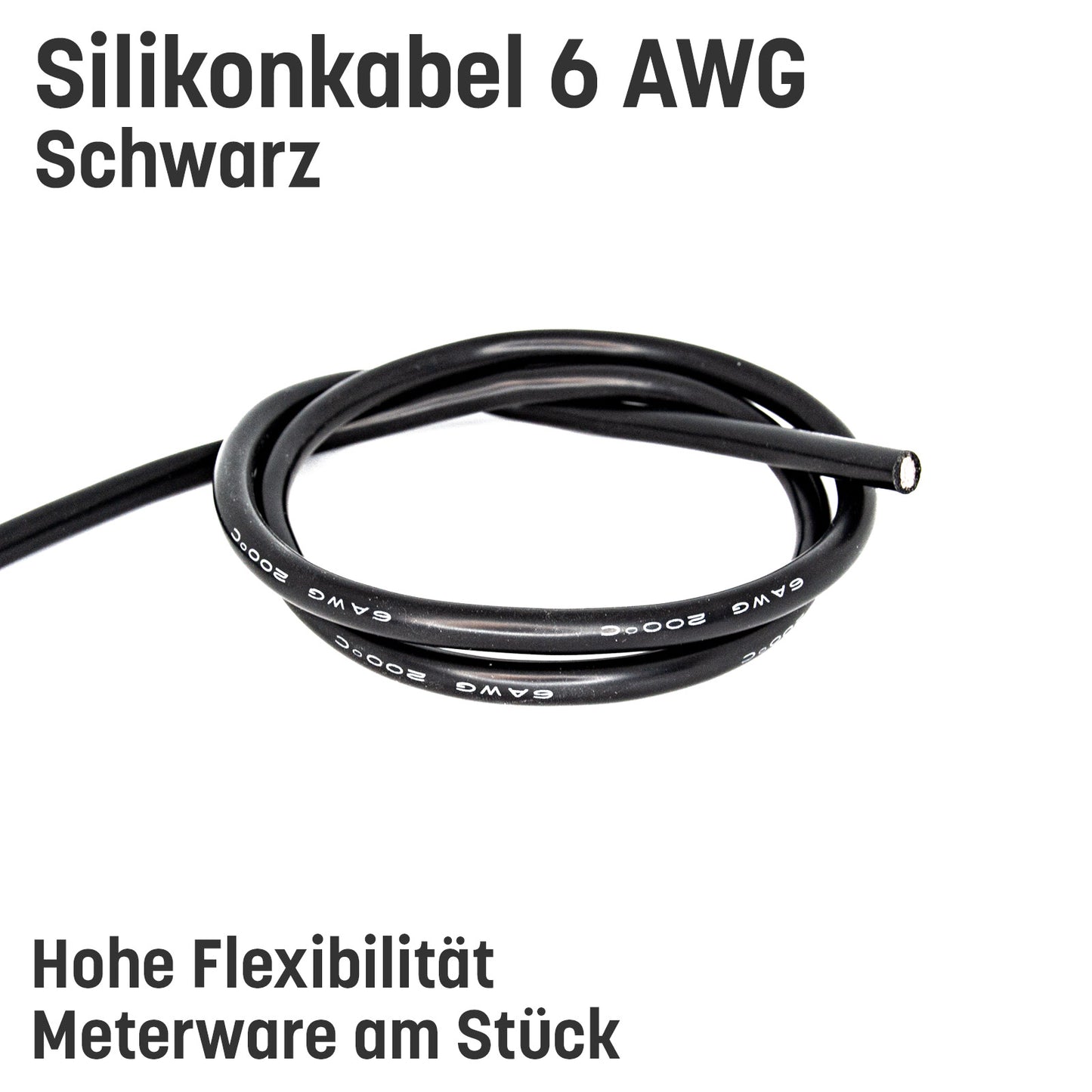 6 AWG Silikonkabel hoch flexibel verzinntes Kupfer