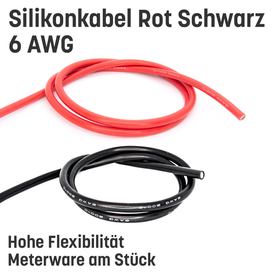 6 AWG Silikonkabel hoch flexibel verzinntes Kupfer