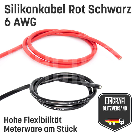 6 AWG Silikonkabel hoch flexibel verzinntes Kupfer