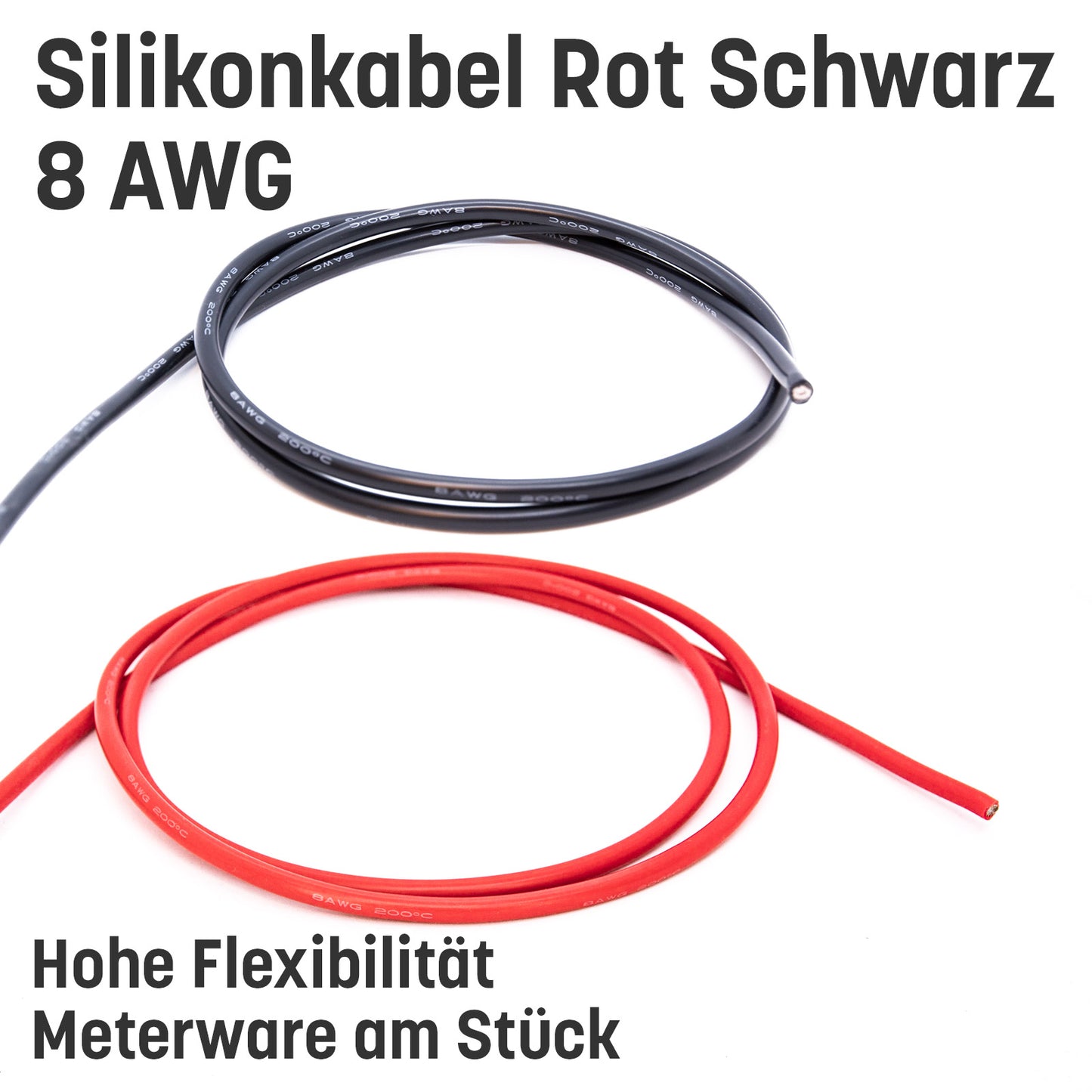 8 AWG Silikonkabel hoch flexibel verzinntes Kupfer