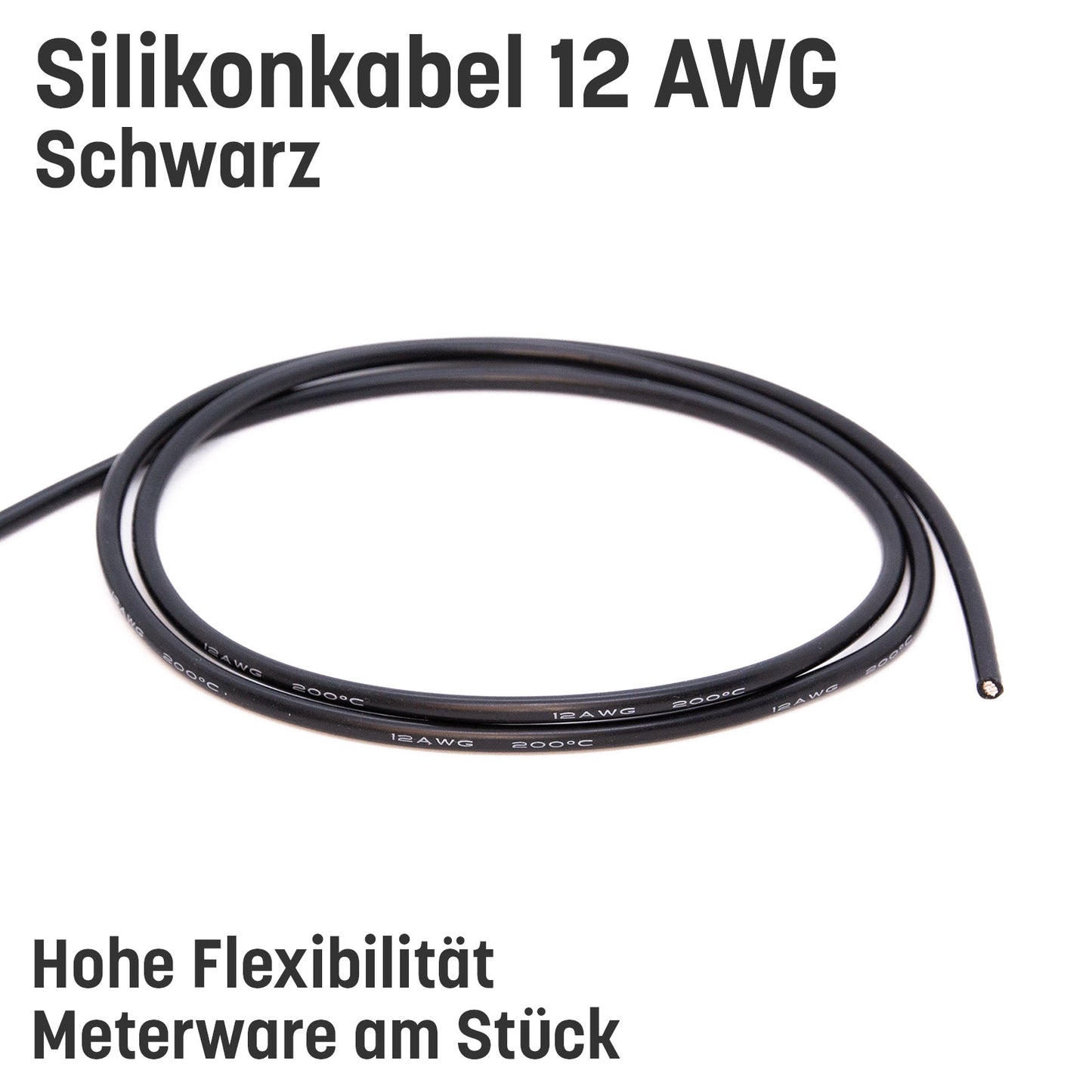 12 AWG Silikonkabel hoch flexibel verzinntes Kupfer