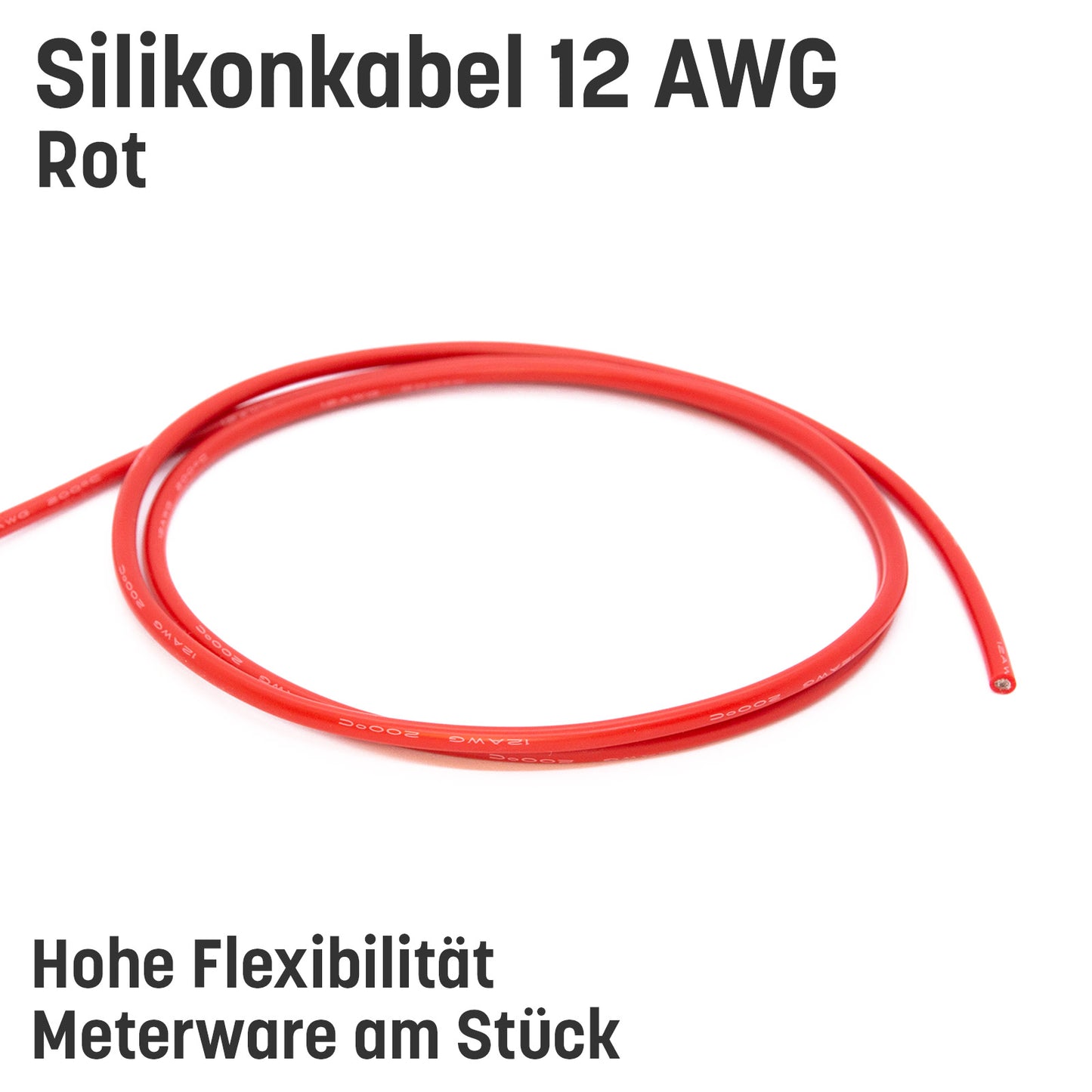 12 AWG Silikonkabel hoch flexibel verzinntes Kupfer