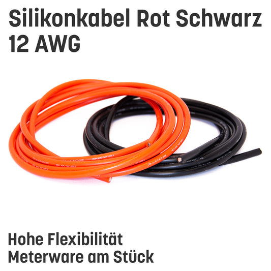 12 AWG Silikonkabel hoch flexibel verzinntes Kupfer